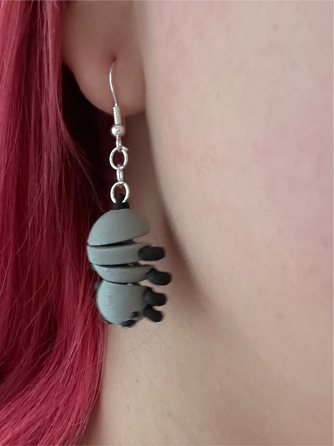 Wiggly Spider Earrings – Lightweight, Fidgety, 3D Printed